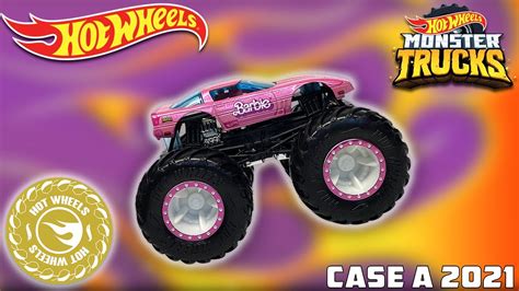 HOT WHEELS MONSTER TRUCKS BARBIE MONSTER 'VETTE TREASURE HUNT | CASE A 2021 - YouTube