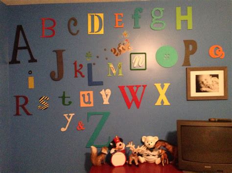 Alphabet wall. | Home decor decals, Alphabet wall, Decor