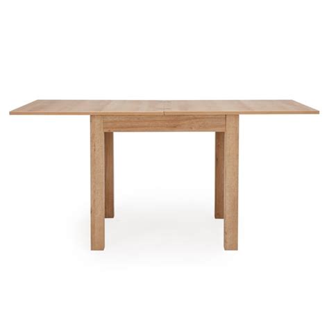 Fulton Oak Effect Flip Top Dining Table | Dunelm