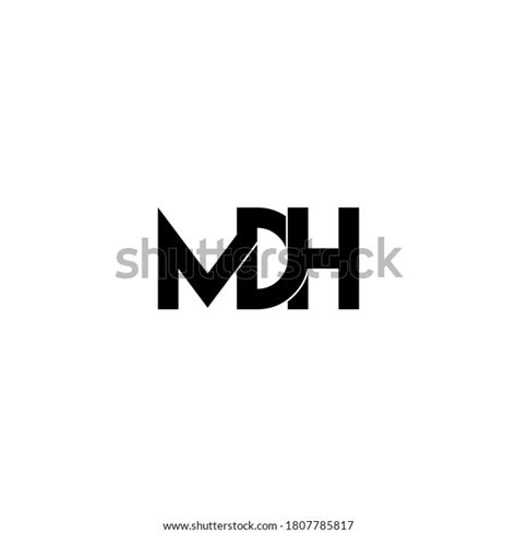 Mdh Letter Original Monogram Logo Design Stock Vector (Royalty Free ...