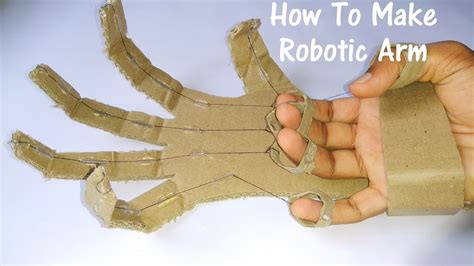 How to Make Robotic Arm Using Cardboard - YouTube