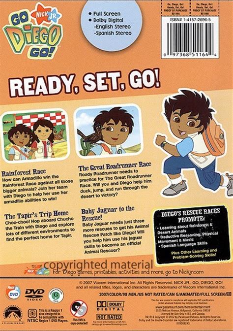 Go Diego Go!: Ready, Set, Go! (DVD 2007) | DVD Empire