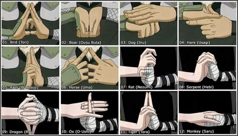 UZUMAKI NARUTO: NINJA HAND SIGNS