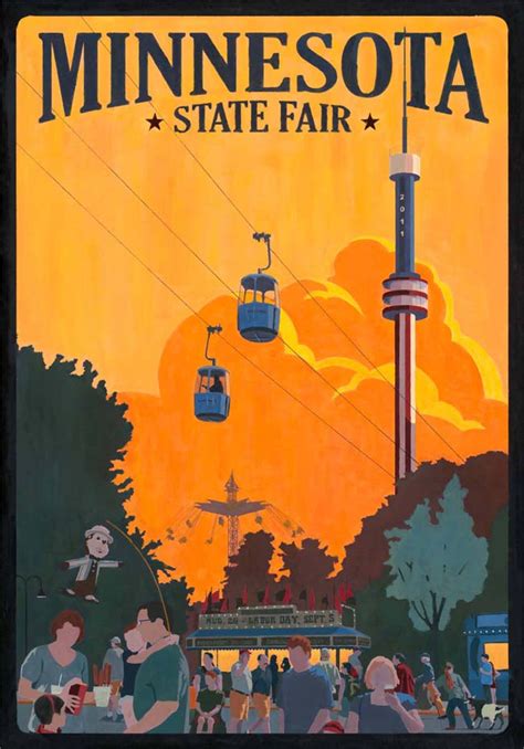 2011 Minnesota State Fair poster has Lino Lakes artist’s retro yet futuristic look – Twin Cities