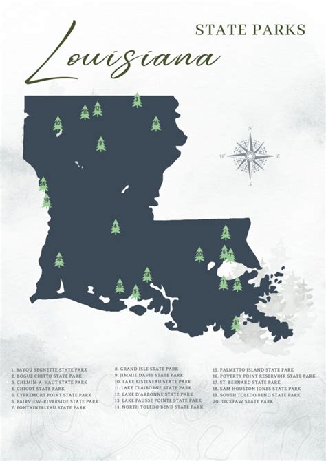 Louisiana State Park Map: Your Guide To Outdoor Adventure