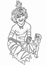 The Croods Guy Coloring Pages sketch template