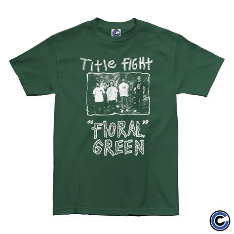 Title Fight "Floral Green Promo" Shirt