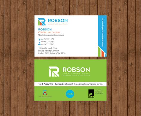 Modern, Colorful, Accounting Stationery Design for Robson Accounting by chandrayaan.creative ...