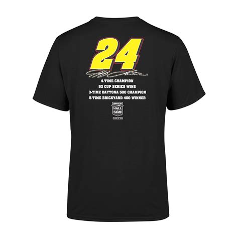 Jeff Gordon 2019 NASCAR Hall of Fame Tri-Blend T-Shirt | Shop the Jeff Gordon Official Store