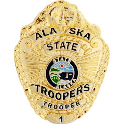 Alaska State Trooper Badge Pin 1 | Etsy