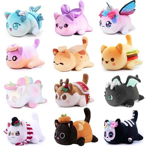 Aphmau-Meow-Meows-Plush-Toy-Soft-Stuffed-Donut-Cat-Plushes-French-Fry ...