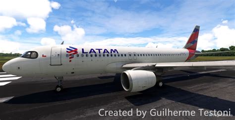 Fictional Livery LATAM Chile CC-BHG (CFM) for Fenix A320 for Microsoft ...