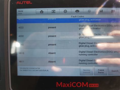 My bmw e83 wont start I have check the fault codes and these are what ...