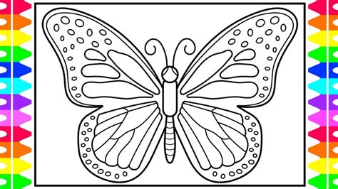 This Coloring Pages Of A Butterfly | mackira-thanatos