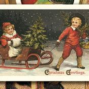 🎄Free Christmas Printable: Old-Fashioned Christmas Cards - Freebies 4 Mom