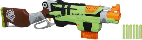 Nerf Zombie Strike SlingFire Blaster,Lever Action Blasting Guns & Darts - Zombie Strike ...