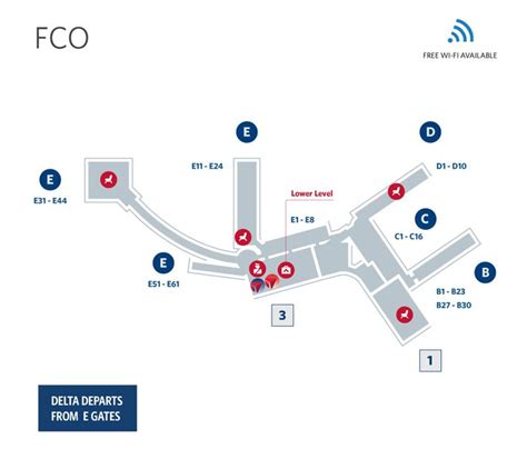 Rome Airport Map - Your Guide to Fiumicino International Airport