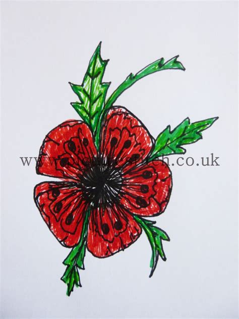 Poppy Flower - Embroidery Design – picturestitch