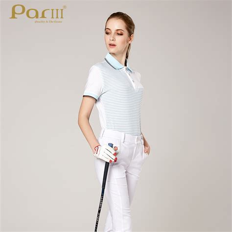 Golf performance polo shirts for women