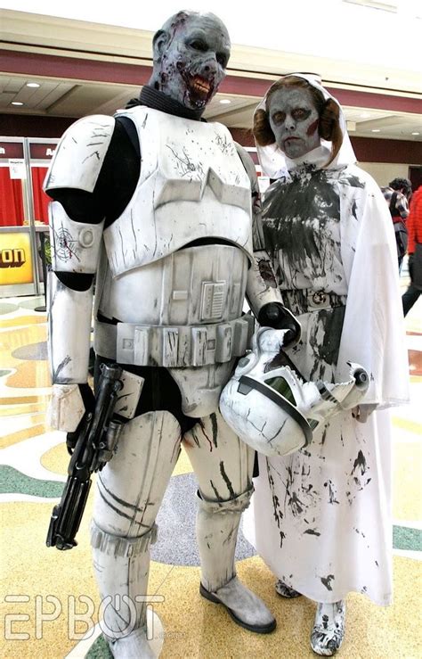 Zombis Stormtrooper Star Wars en 2020 | Zombis, Cosplay femenino, Star wars