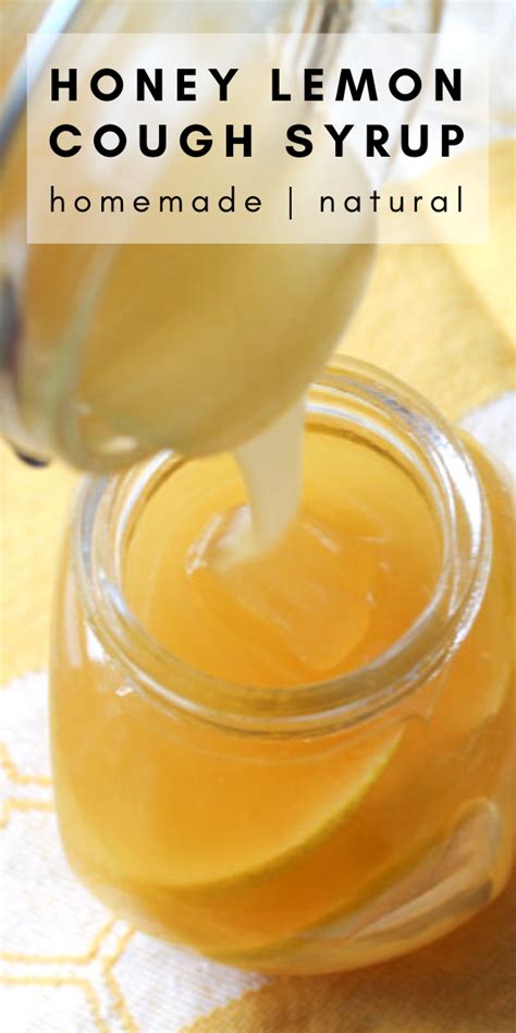 Natural Honey Lemon Cough and Cold Syrup - just add to hot water ...