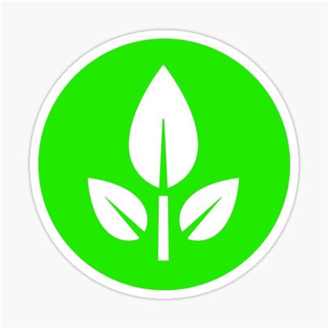 "Plant icon" Sticker by GiorgioGauna | Redbubble