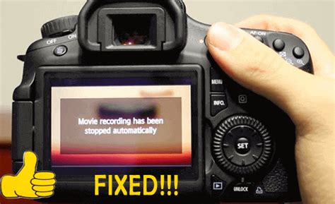 8 Ways To Fix Movie Recording Has Been Stopped Automatically Canon Camera