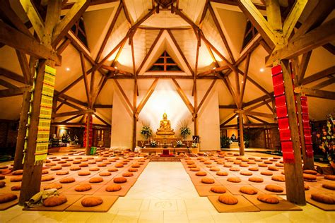 Evening puja (meditation & chanting) - Amaravati Buddhist Monastery