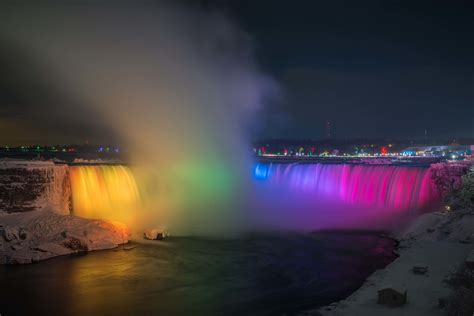 Niagara Falls Light Show - Night Illumination + Schedule