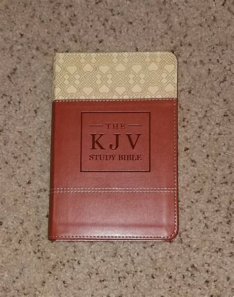 KJV Study Bible - Handy Size - Brown Leather