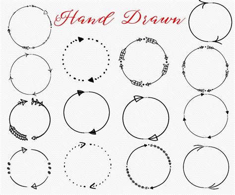 Circle Arrow SVG and PNG Digital Download Arrow File for Printable Art ...