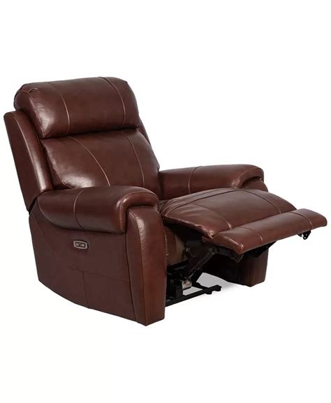 Orlyn Leather Power Recliner, Created for Macy's - Macy's