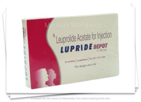 Leuprorelin Leuprolide (3.75mg) Eurolide Depot 3.75 Mg at Rs 3610/pack ...