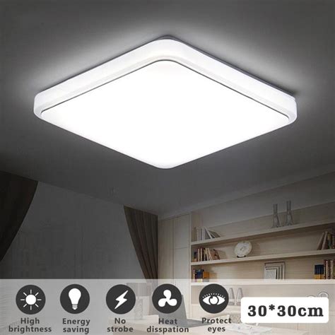 12W LED Recessed Ceiling Lights Panel Light Pin Light Square Living ...