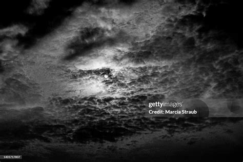 Scary Night Sky With Clouds And Moon High-Res Stock Photo - Getty Images