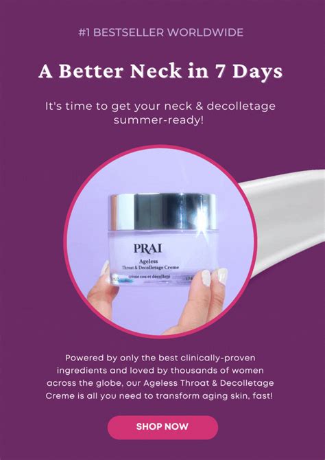 Is your neck ready for summer? - Prai Beauty