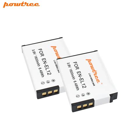 2X ENEL12 EN EL12 Battery for Nikon Coolpix A900 AW130 AW120 S9900 ...