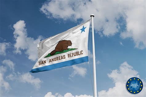 San Andreas Republic, GTA Inspired Flag Unique Design 3x5 Ft / 90x150 ...