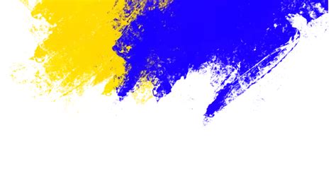 Yellow And Blue Paint PNG Transparent Images Free Download | Vector ...