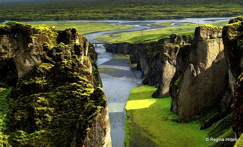 The Picturesque Fjaðrárgljúfur Canyon in South-Iceland