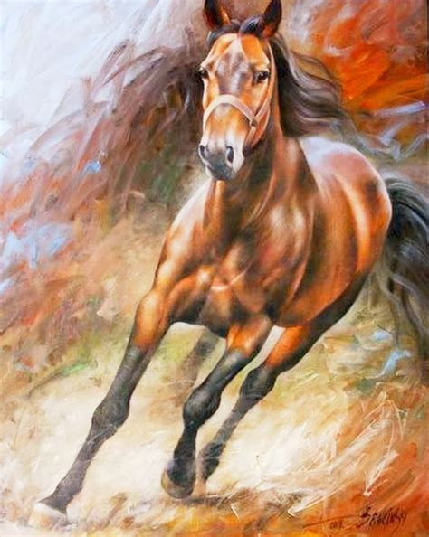 pinturas-arte-oleos-de-caballos | Pinturas de caballos, Cuadros de ...