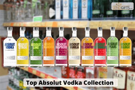 Top Absolut Vodka Collection with Different Flavors