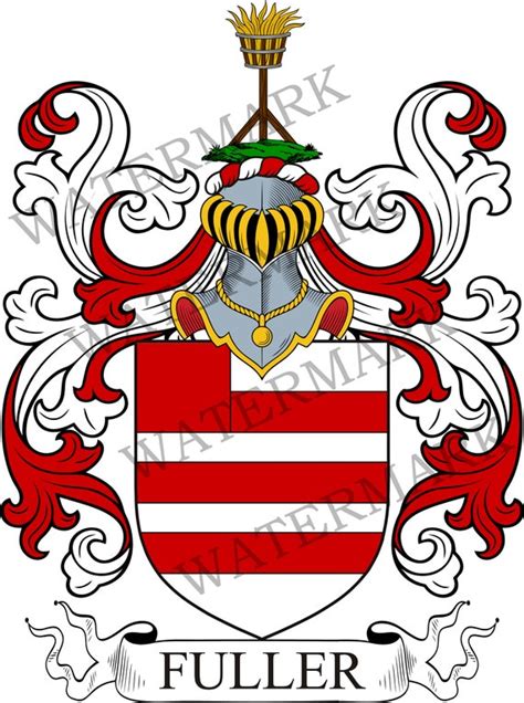 Fuller Family Crest england Digital Download Fuller Coat - Etsy