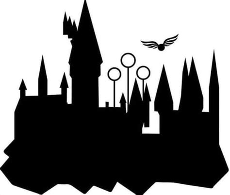 Hogwarts | Harry potter stencils, Harry potter drawings, Harry potter ...