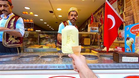 The New Turkish Ice Cream Man (POV) - Istanbul Street Food - YouTube