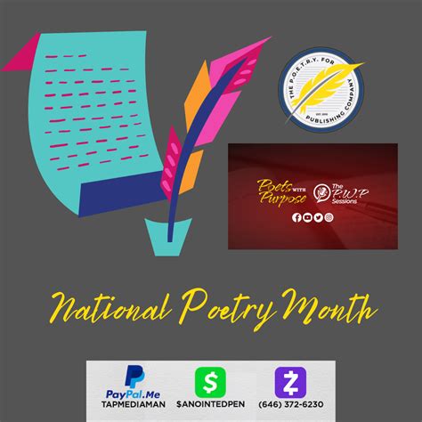 National Poetry Month April 1-30 2023 | The Anointed Pen Scrolls