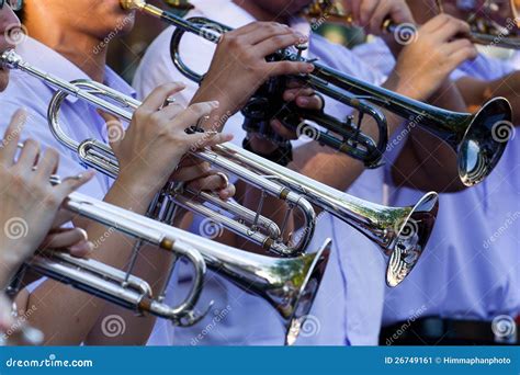 Trumpet players stock image. Image of artist, musical - 26749161