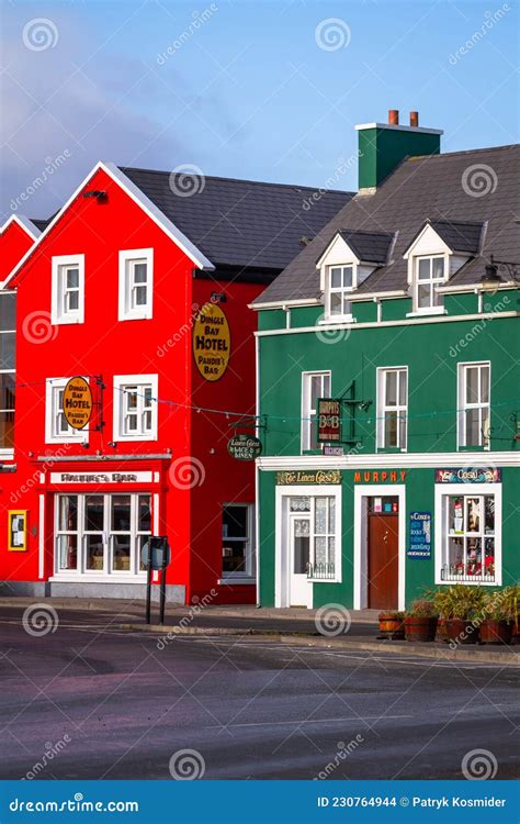 Dingle, Ireland - January 23, 2011: Traditional Architecture of Irish Pubs in Dingle Town ...