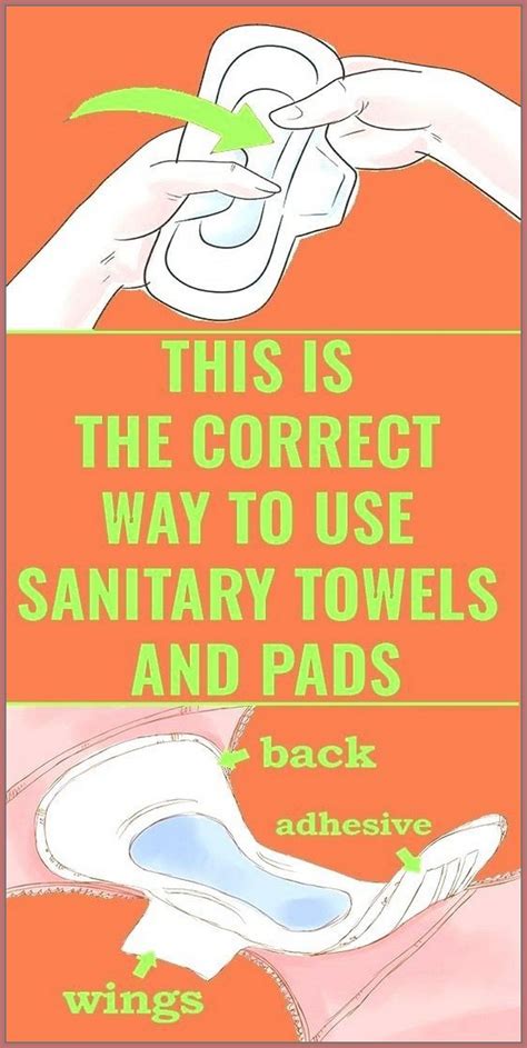 Correct Way To Use A Sanitary Towel"" Sanitary Towels, Sanitary Pads, Health And Wellness Quotes ...