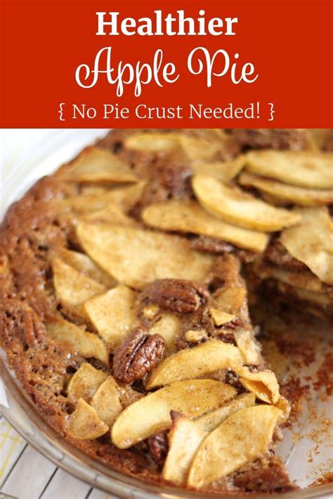 Healthier {No Crust} Apple Pie Recipe | Little Chef Big Appetite ...